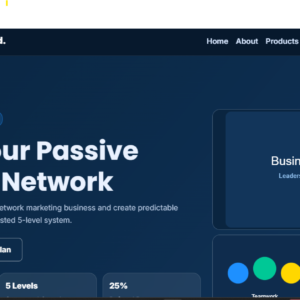MLM Marketing Website with WooCommerce | Complete Network Marketing System